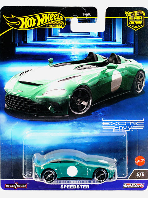 Hot Wheels 2023 Car Culture Exotic Envy Case G Aston Martin V12 Speedster - Damaged Card