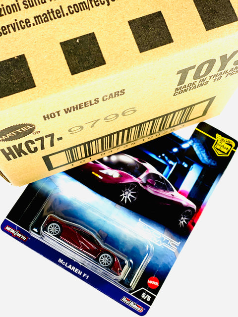 Hot Wheels 2023 Car Culture McLaren F1 Factory Sealed Solid Pack (10 Cars)