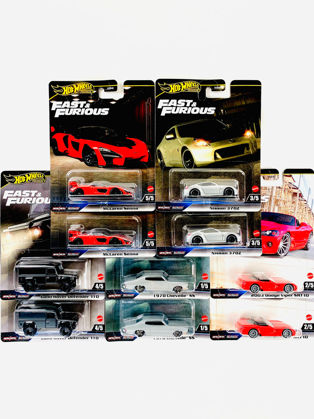 【コンプリート】Hotwheels FAST&FURIOUS Hot Wheels 2025 Sliver Series Fast & Furious Racing Course