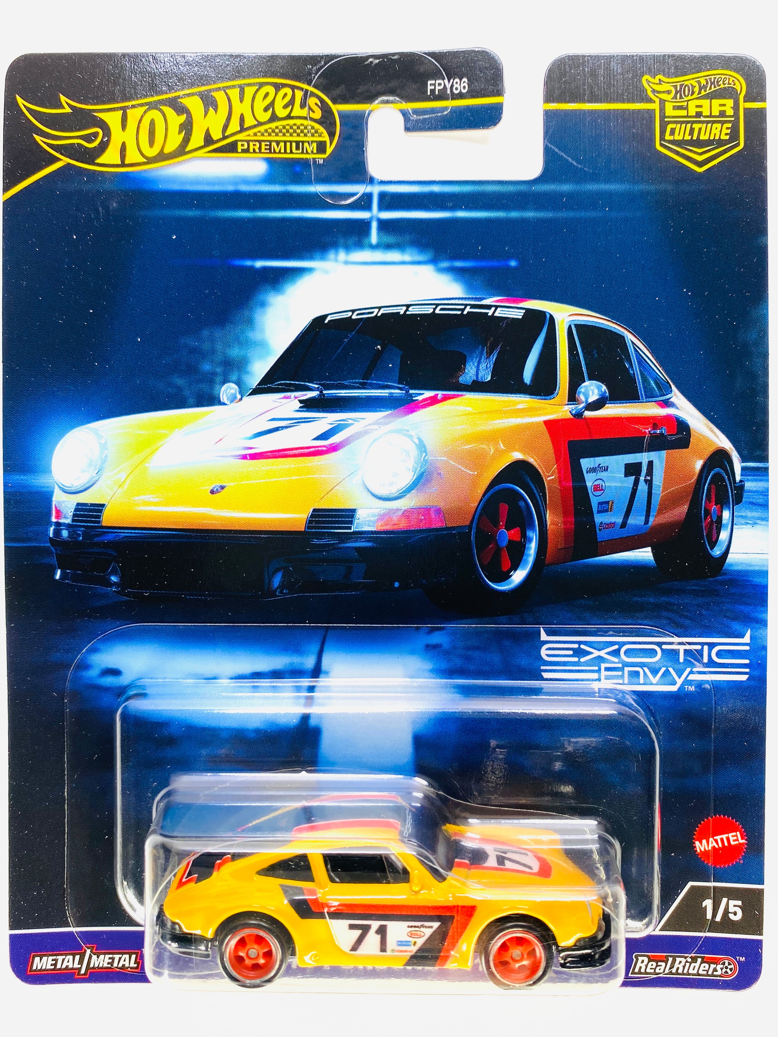 ホットウィール 71 ポルシェ　911 (チェイスカー) 匿名配送]ホットウィール '71 ポルシェ 911 チェイス カー