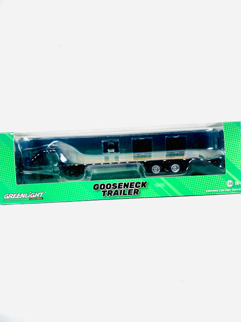 Greenlight Gooseneck Trailer in Black W/ Red & White Conspicuity Stripes