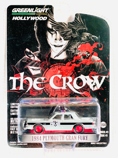 Greenlight Hollywood The Crow 1984 Plymouth Gran Fury Target Chase - Damaged