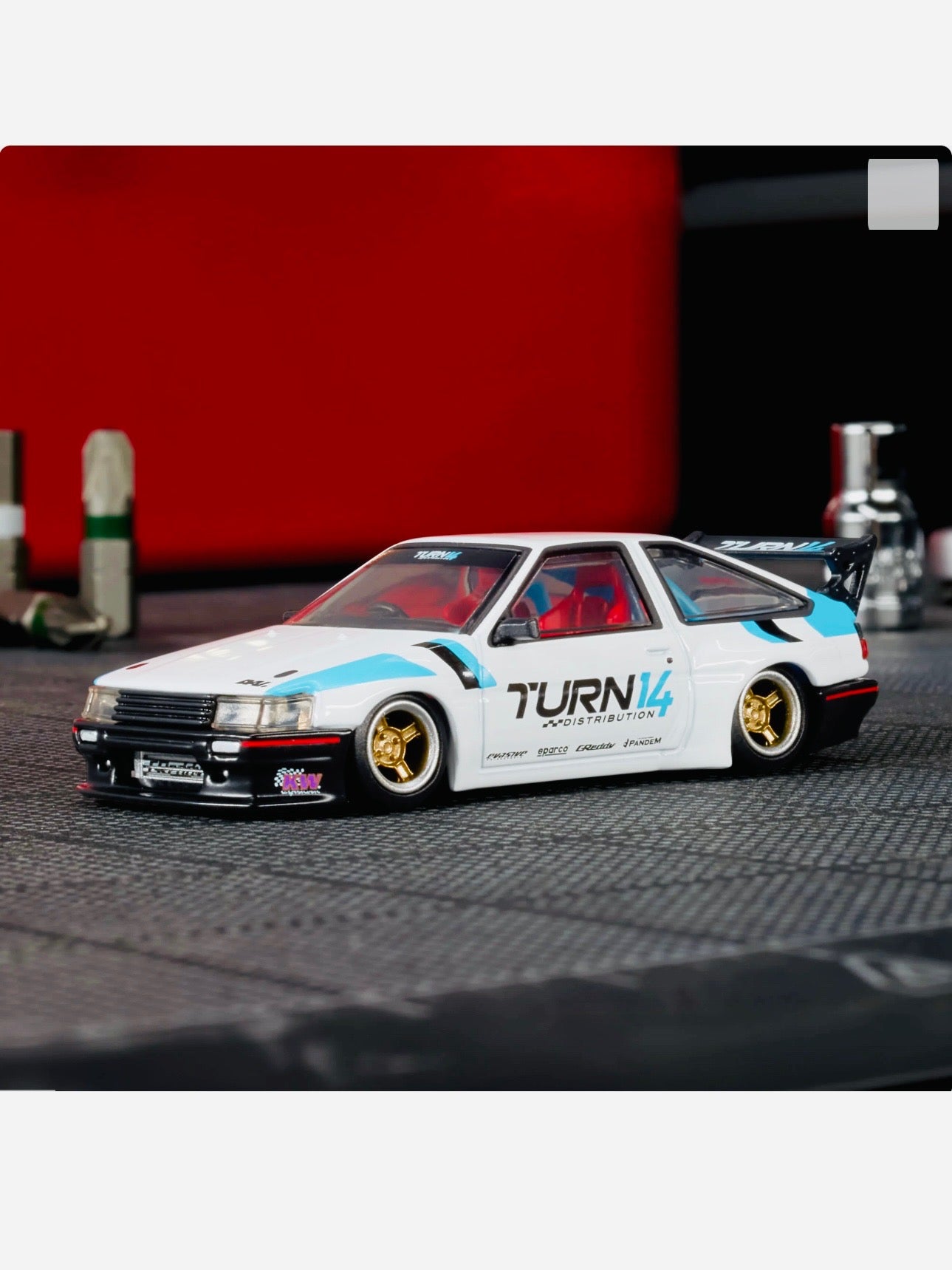 ミニカー Hot Wheels ELITE64 Toyota Levin AE86 Hot Wheels Elite 64 Toyota Corolla Levin (AE86) Custom