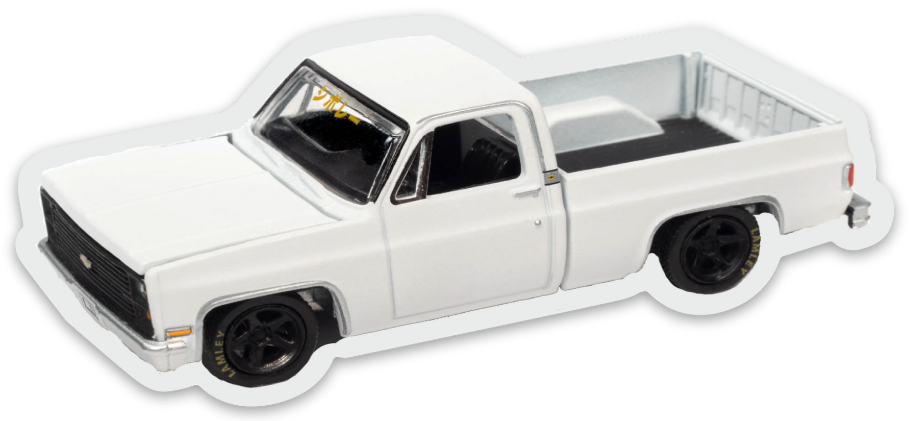 Lamley x JCar Diecast Exclusive Shakotan 1984 Chevy Silverado Diecut S