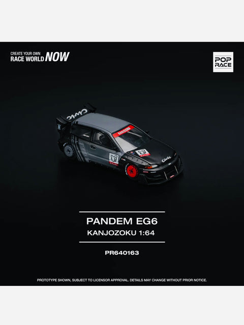 Pop Race Pandem Civic EG6 Kanjozoku #163