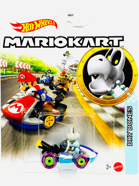 Hot Wheels 2025 Mario Kart Dry Bones Standard Kart