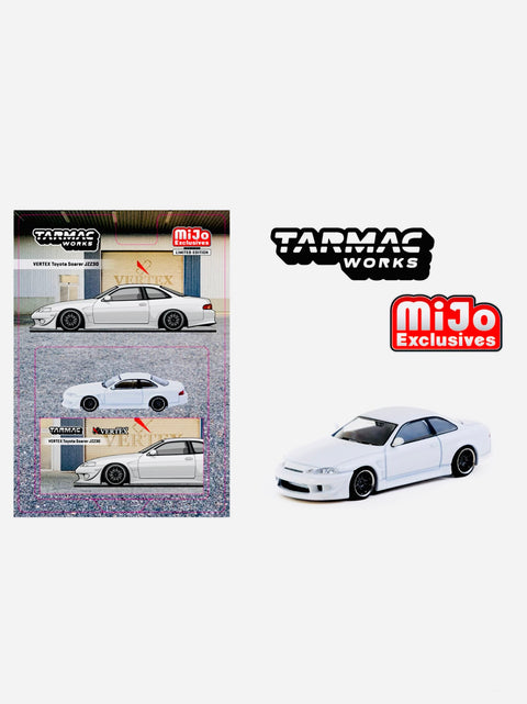 Tarmac Works Mijo Exclusive Global 64 VERTEX Toyota Soarer JZZ30 White