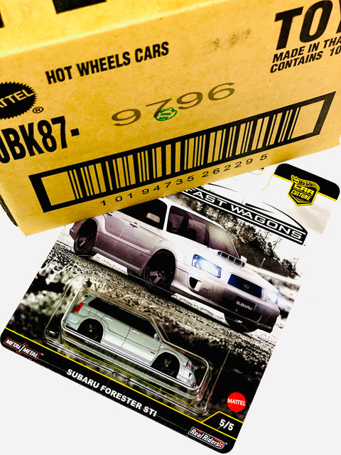 Hot Wheels 2025 Car Culture Subaru Forester STI Factory Sealed Solid Pack (10 Cars)