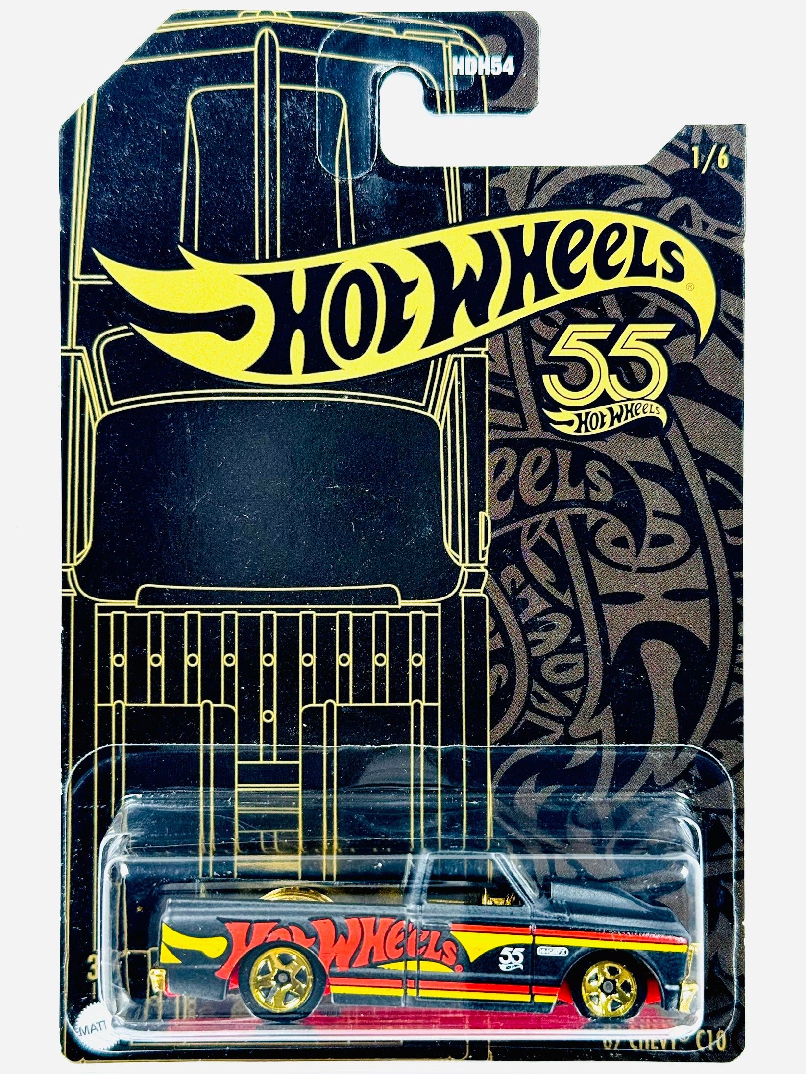 hidden champion (67〜69, 72〜77, 79〜 80) Hot Wheels 2023 Pearl & Chrome 55th Anniversary '67 Chevy C10