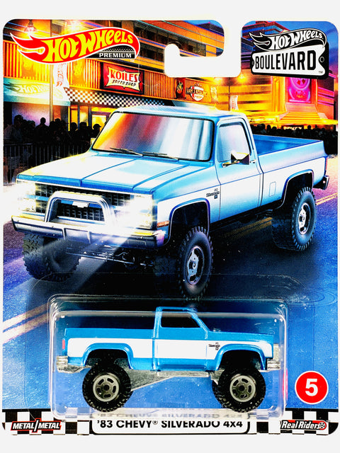 Hot Wheels Boulevard Series '83 Chevy Silverado #5 - Damaged Card