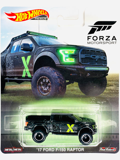 Hot Wheels 2019 Retro Entertainment Forza Motorsport '17 Ford F-150 Raptor Truck - Damaged Card