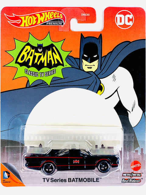 Hot Wheels 2022 Retro Entertainment TV Series Batmobile - Damaged Card