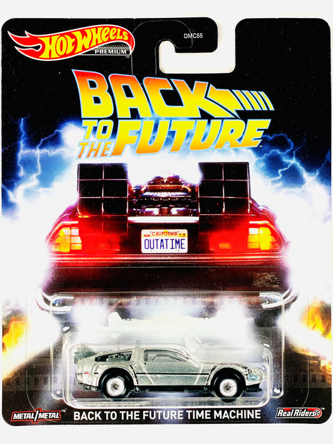 Hot Wheels 2019 Retro Entertainment Back to the Future Time Machine - Damaged Card