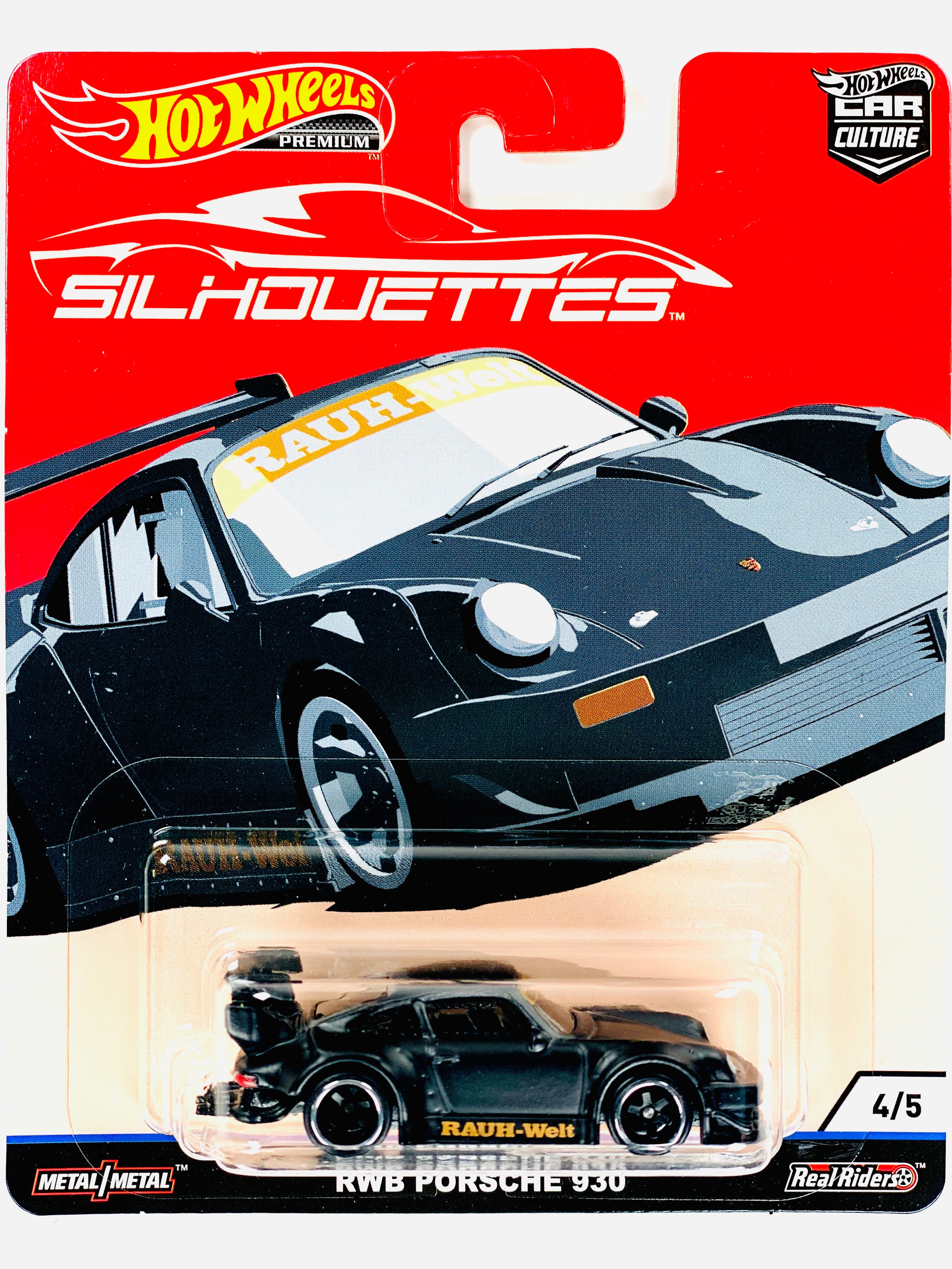 Hot Wheels 2018 Car Culture Silhouettes RWB Porsche 930 - Damaged