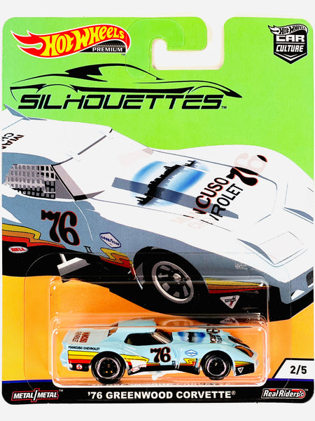Hot Wheels 2018 Car Culture Silhouettes '76 Greenwood Corvette