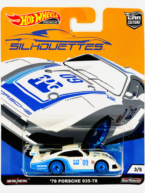 Hot Wheels 2018 Car Culture Silhouettes '78 Porsche 935-78 - Damaged Card