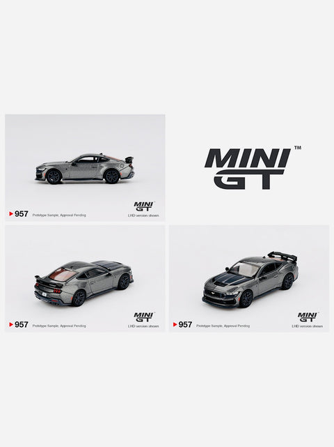 Mini GT Ford Mustang Dark Horse 2024 Carbonized Gray #957