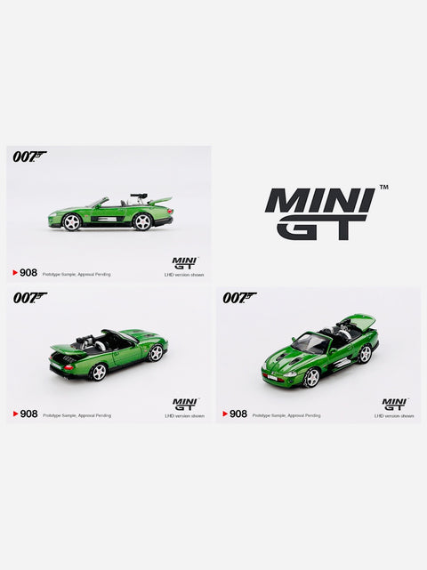 Mini GT Jaguar XKR James Bond “Die Another Day” English Packaging #908E
