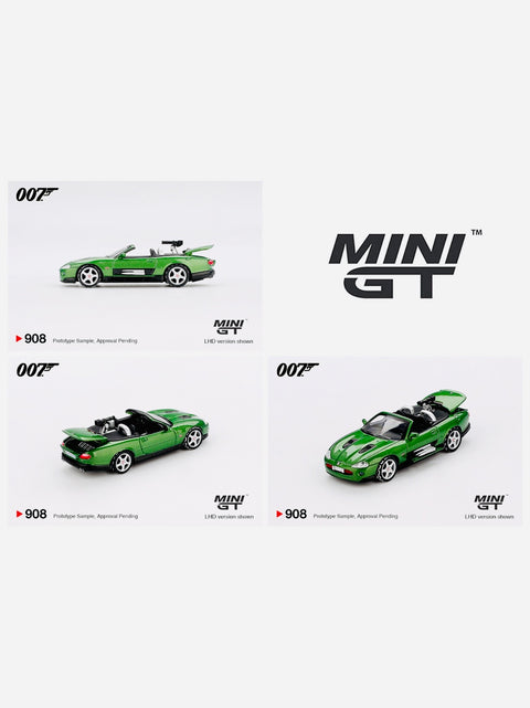 Mini GT Jaguar XKR James Bond “Die Another Day” Japanese Packaging #908J