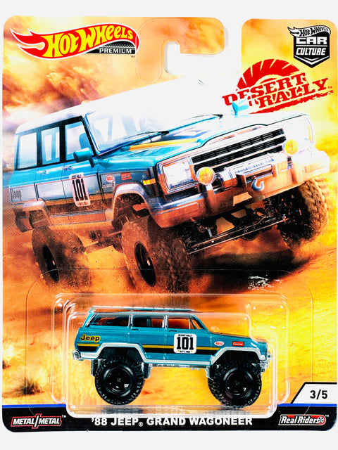 Hot Wheels 2019 Car Culture Desert Rally '88 Jeep Grand Wagoneer