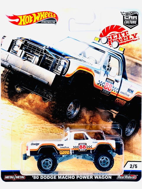 Hot Wheels 2019 Car Culture Desert Rally '80 Dodge Macho Power Wagon
