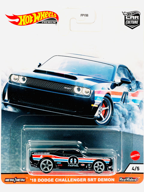 Hot Wheels 2021 Car Culture Power Trip Mopar '18 Dodge Challenger SRT Demon
