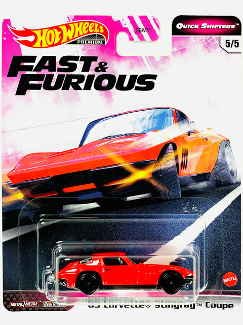 Hot Wheels 2020 Premium Fast & Furious Quick Shifters '65 Corvette Stingray Coupe