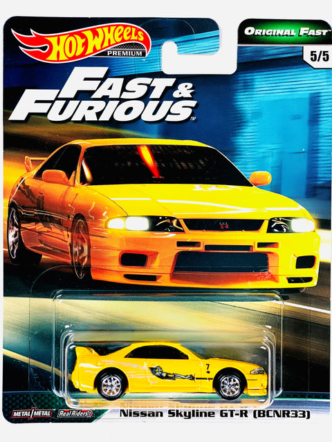 Hot Wheels 2017 Fast & Furious Original Fast Nissan Skyline GTR (BCNR33)