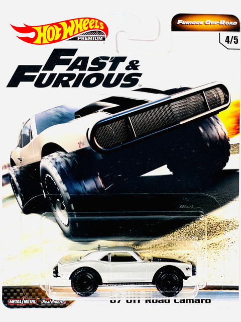 Hot Wheels 2019 Fast & Furious Furious Off-Road '67 Off Road Camaro - Damaged Card