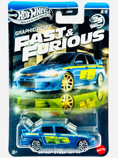 Hot Wheels 2026 Silver Series Fast & Furious Graphic Remix Lancer Evolution VII