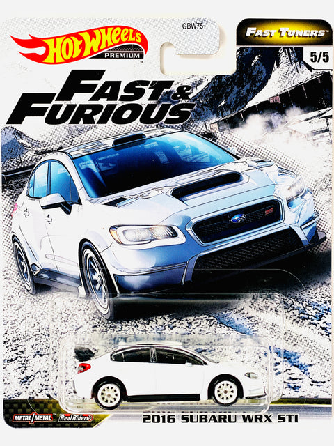 Hot Wheels 2020 Fast & Furious Fast Tuners 2016 Subaru WRX STI - Damaged Card