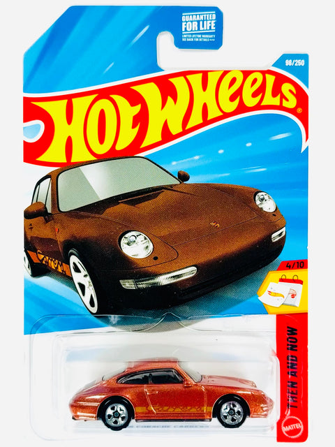 Hot Wheels Then and Now '96 Porsche Carrera Brown (98/365) - Damaged Card/Blister