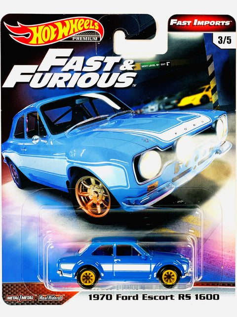 Hot Wheels 2020 Fast & Furious Fast Imports 1970 Ford Escort RS 1600 - Damaged Card/Blister