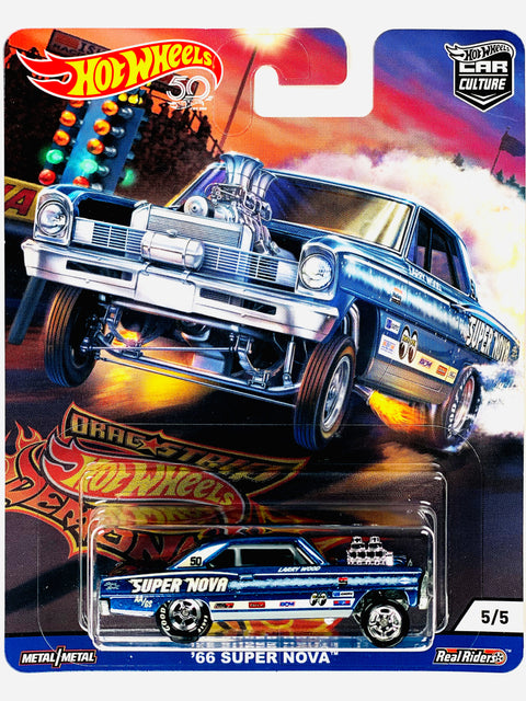 Hot Wheels 2018 Car Culture Drag Strip Demons '66 Super Nova
