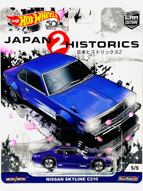 Hot Wheels 2018 Car Culture Japan Historics 2 Nissan Skyline C210