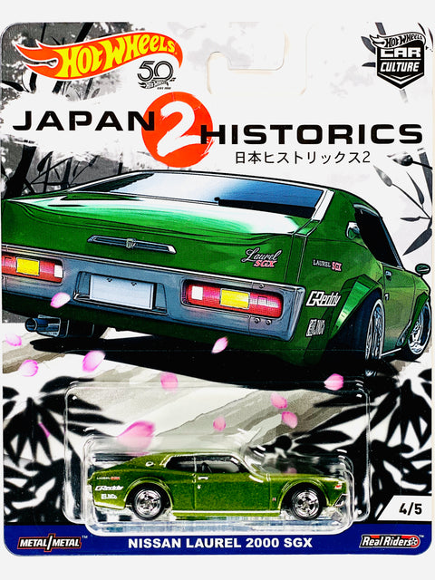Hot Wheels 2018 Car Culture Japan Historics 2 Nissan Laurel 2000 SGX