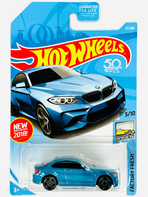 Hot Wheels Factory Fresh 2026 BMW M2 Blue (121/365) - Damaged Card/Blister