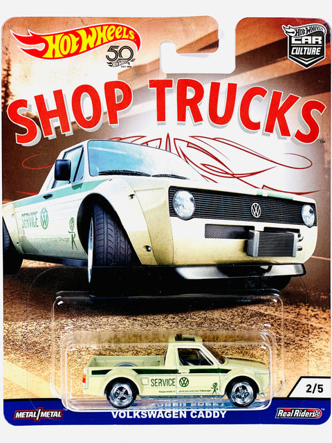 Hot Wheels 2017 Shop Trucks Volkswagen Caddy - Damaged Card