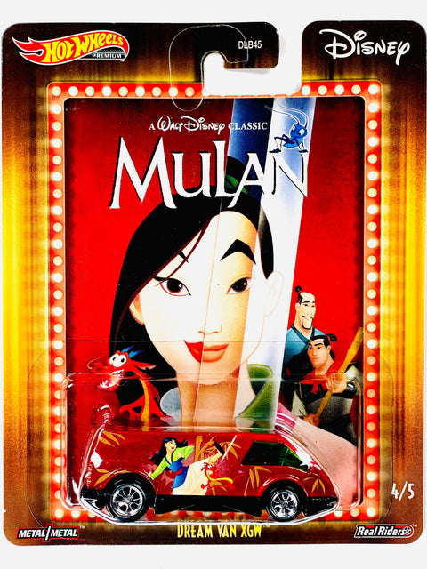 Hot Wheels 2020 Pop Culture Disney Mulan Dream Van XGW