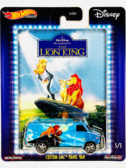 Hot Wheels 2020 Pop Culture Disney The Lion King Custom GMC Panel Van - Damaged Card