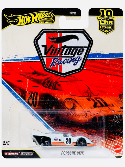 Hot Wheels 2026 Car Culture Vintage Racing Gulf Porsche 917 K