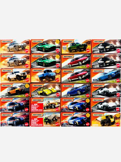 Matchbox 2026 Power Grabs Case J (24ct Assortment Mix Varies)