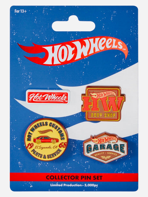 Hot Wheels 2025 Body Shop Enamel Pin Set (4 Piece)