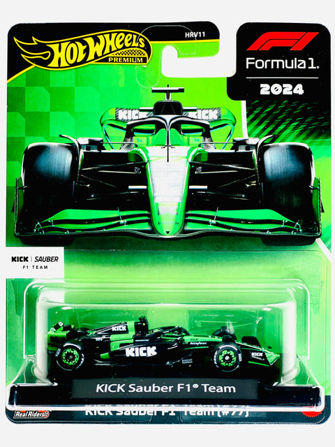 Hot Wheels 2025 Formula 1 Race Team Valterri Bottas Kick Sauber F1 Team #77