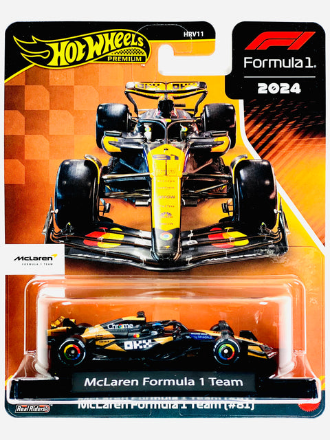 Hot Wheels 2025 Formula 1 Race Team Oscar Piastri McLaren Formula 1 Team #81