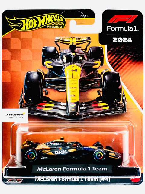 Hot Wheels 2025 Formula 1 Race Team Lando Norris McLaren Formula 1 Team #4