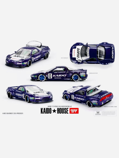 Mini GT x Kaido House Collab Honda NSX Kaido Racing V2 Purple #173
