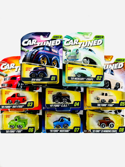 CarTuned 2026 Series 10 Mainline Assortment Factory Sealed Assortment Case (8 Cars)
