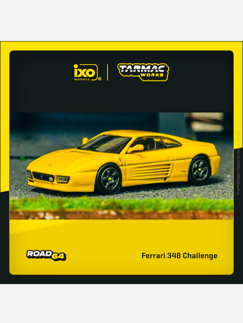 Tarmac Works Road 64 X iXO Models 1/64 Ferrari 348 Challenge Yellow