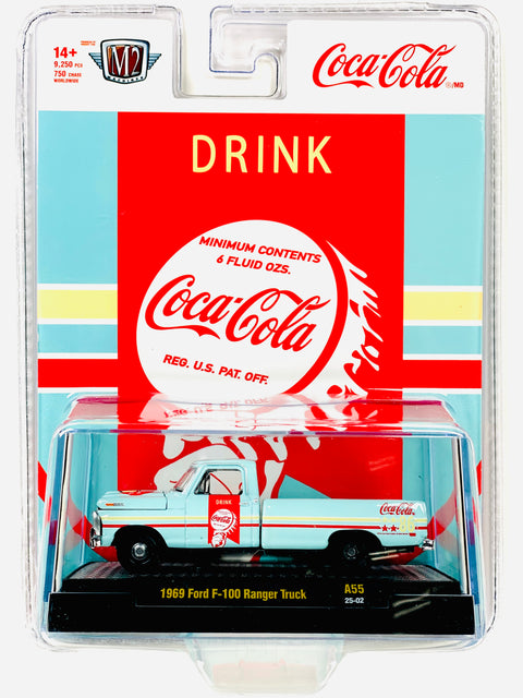M2 Machines Coca Cola 1969 Ford F-100 Ranger Truck